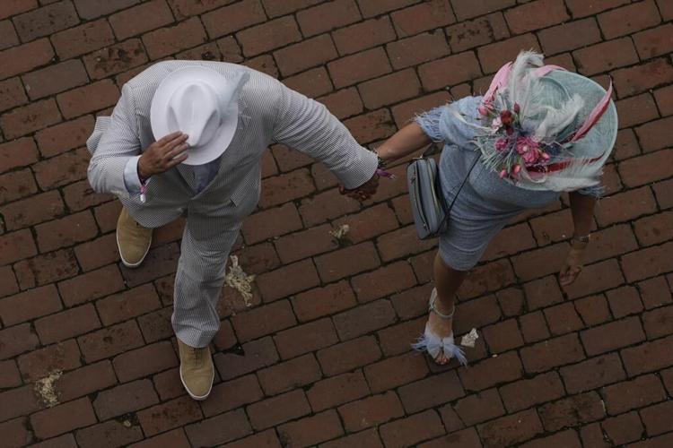 The Kentucky Derby could be a wet one. Early favorites Fierceness, Sierra Leone have won in the slop