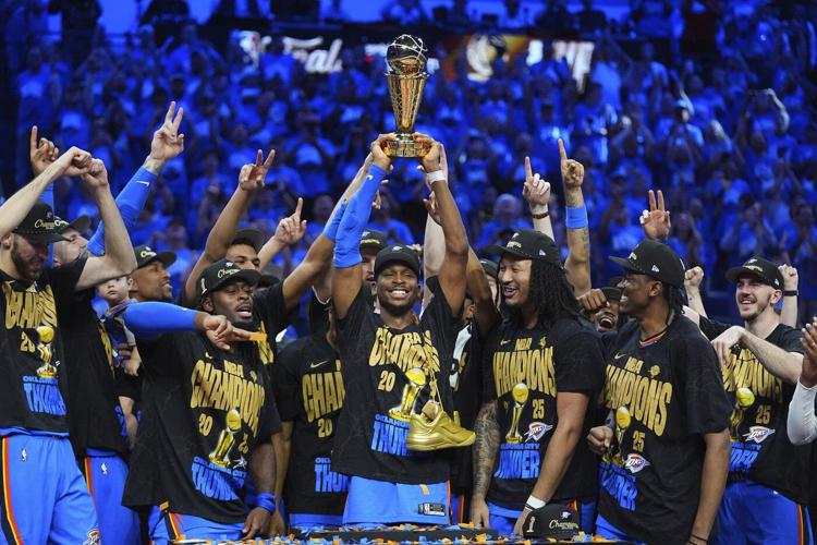 Oklahoma City Thunder fans celebrate NBA title with a parade after years of heartbreak
