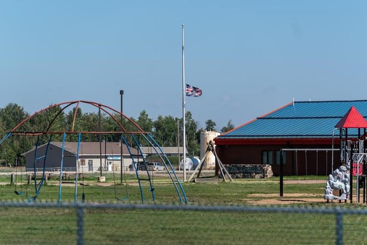 Trudeau visits First Nation in Saskatchewan rocked by stabbings that killed 11
