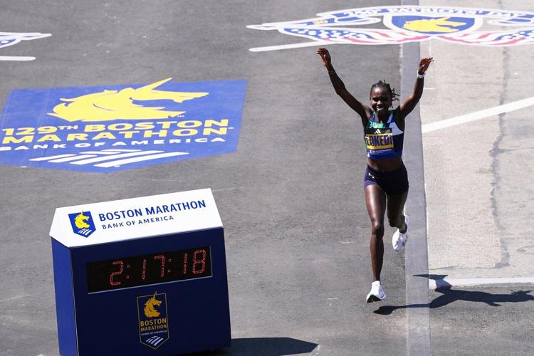 A stacked field and a tailwind could mean another year of fast times at the Boston Marathon