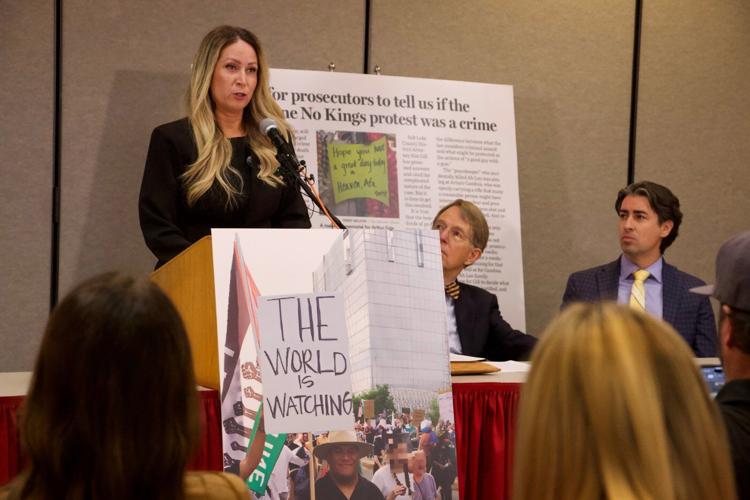 Months after a man was killed at a 'No Kings' march in Utah, his wife still seeks answers