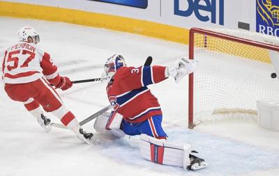 Red Wings finish road trip by crushing Canadiens 5-0