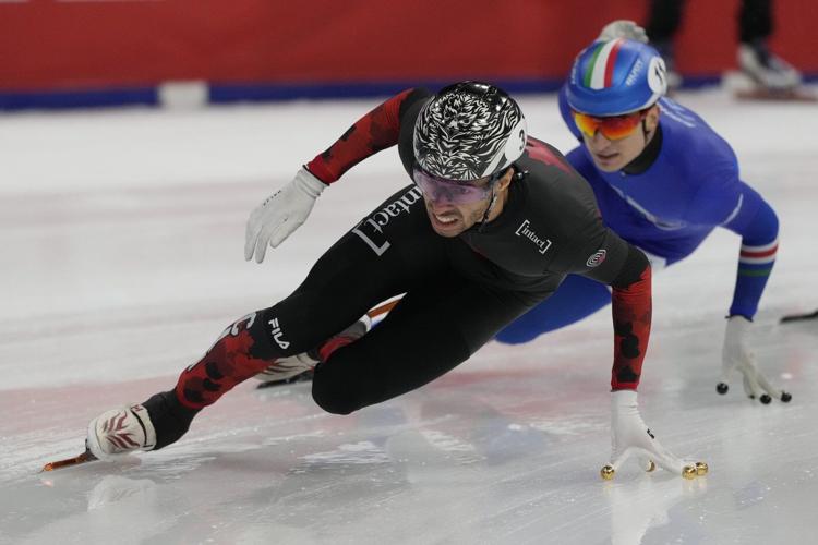 Canada's short-track speedskaters to treat world championships as Olympic trial run