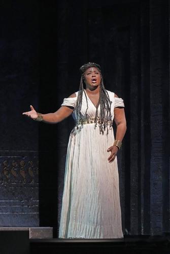 Soprano Angel Blue sings her first Metropolitan Opera 'Aida' in a new production