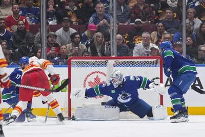 Demko backstops Vancouver Canucks to 4-1 win over Calgary Flames