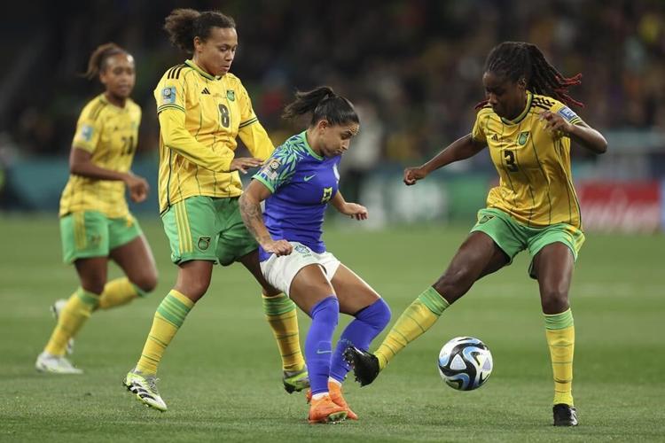 Jamaica holds Brazil 0-0 to advance to the Women's World Cup knockout round for the first time