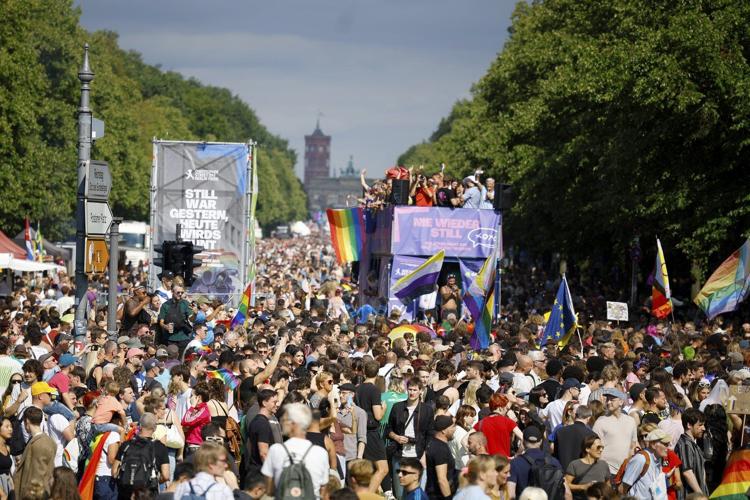 Berlin celebrates Pride parade with techno beats and rainbow flags