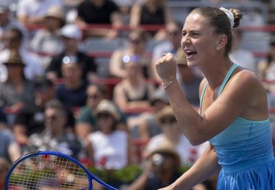 Ukraine's Kostyuk through to quarterfinals of women's ɫֱ Bank Open in Montreal