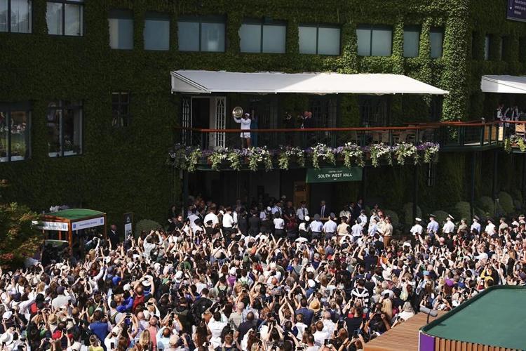 Kate, Princess of Wales, is at Wimbledon in a rare public appearance since revealing she has cancer