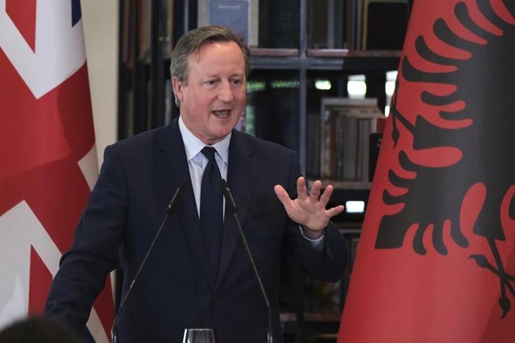 UK's Cameron praises progress in joint effort with Albania to stop illegal migration