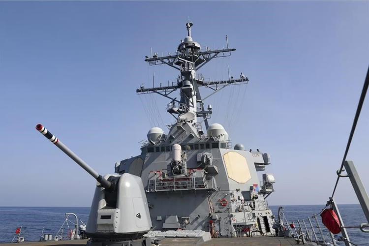 US sails warship through Taiwan Strait after China's drills