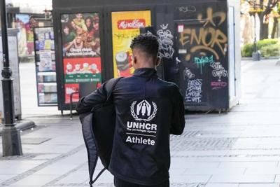 Tachlowini Gabriyesos runs for refugees at Belgrade Marathon