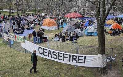 Un campement étudiant propalestinien s'installe à l'université McGill