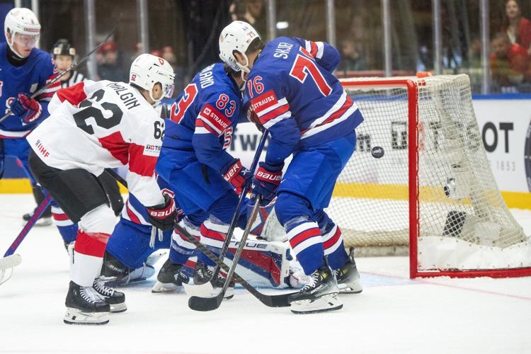 Switzerland shuts out US at ice hockey worlds, Sweden tops Finland and Czechs down Denmark
