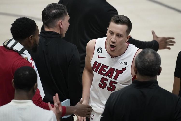 Heat roar back in final quarter, beat Nuggets 111-108 to tie NBA Finals