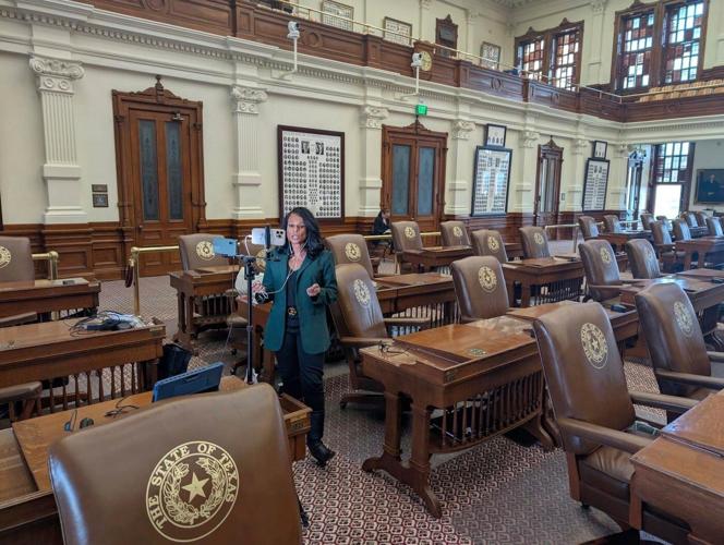 Texas Democrat spends night in Legislature protesting police shadowing in redistricting battle
