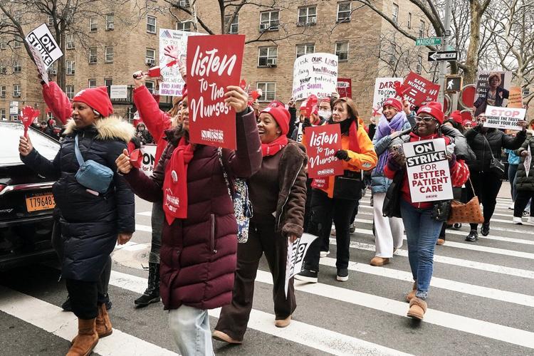 NYC nurses restart contract talks with another major hospital system on 5th day of strike