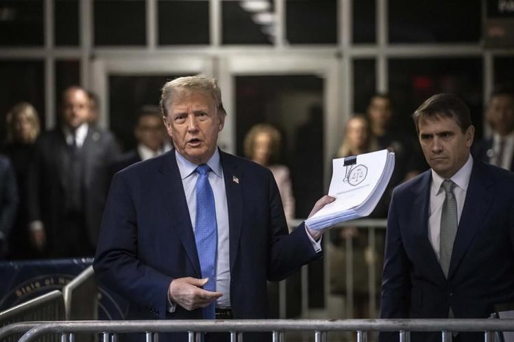 Trump's lawyers try to discredit testimony of prosecution's first witness in hush money trial