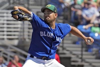 Kikuchi strong again as Jays lose Grapefruit League finale to Phillies