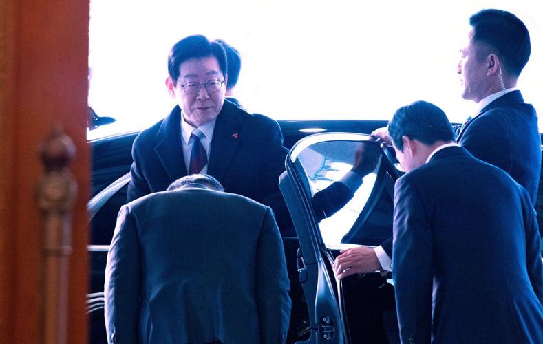 South Korean President Lee returns to presidential palace avoided by predecessor