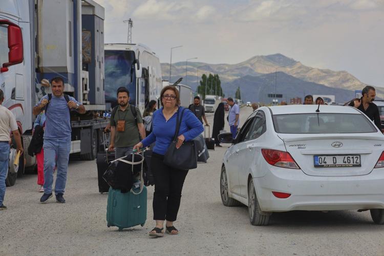 Iranians seek temporary refuge in neighboring Turkey as the conflict with Israel escalates