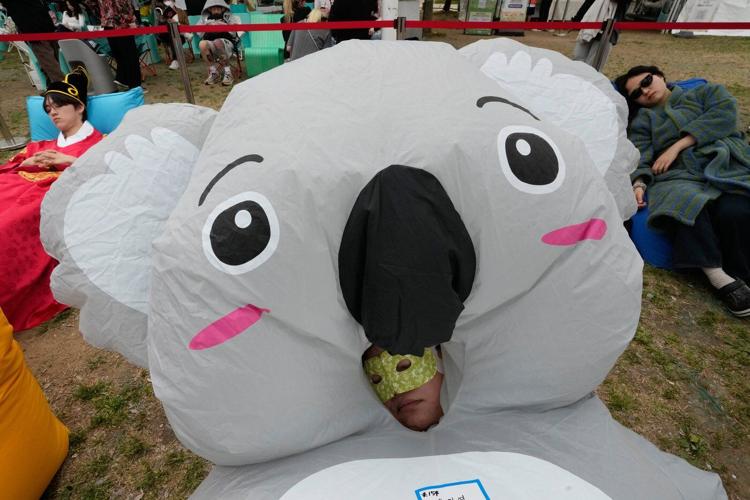 Sleep takes center stage at Seoul's Han River Nap Competition, in photos
