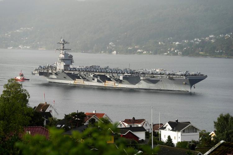 US aircraft carrier arrives in the Caribbean in major buildup near Venezuela