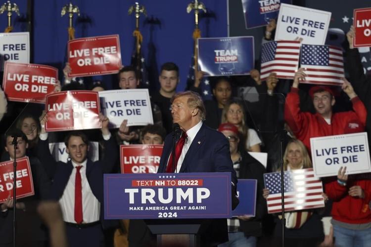 Trump wants New Hampshire to put him on a path to the nomination before rivals find their footing