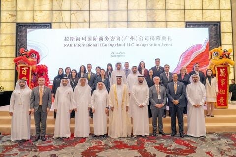 Ruler of Ras Al Khaimah Inaugurates the First Ras Al Khaimah’s Business Consultancy in China, Strengthening Ties With Guangdong