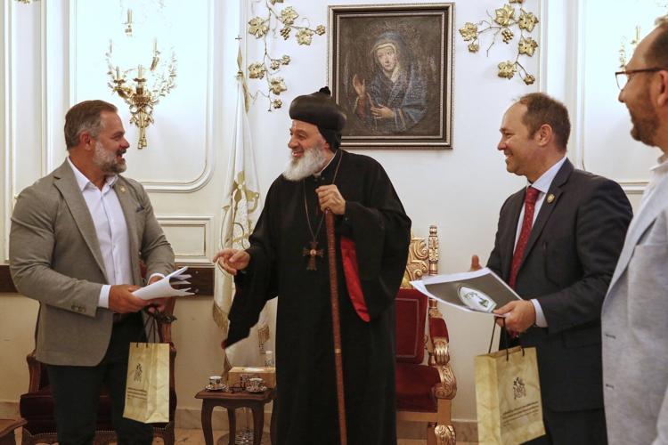 Syrian president meets a US Congress member on an unofficial visit to Damascus