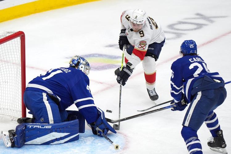 Maple Leafs goaltender Anthony Stolarz not ruled out for Game 2 against Panthers