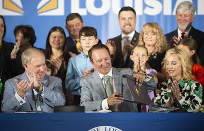 How will Louisiana's new Ten Commandments classroom requirement be funded and enforced?