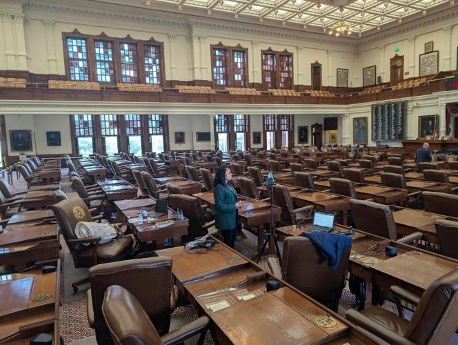 Texas Democrat spends night in Legislature protesting police shadowing in redistricting battle