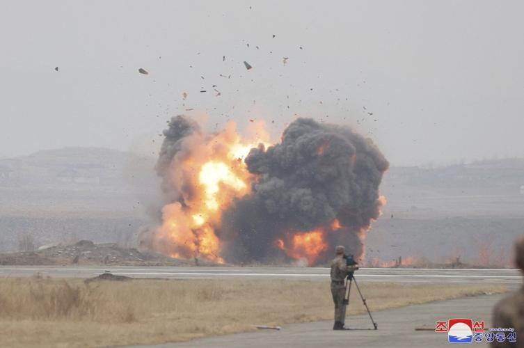Kim observes tests of North Korea's new reconnaissance and attack drones
