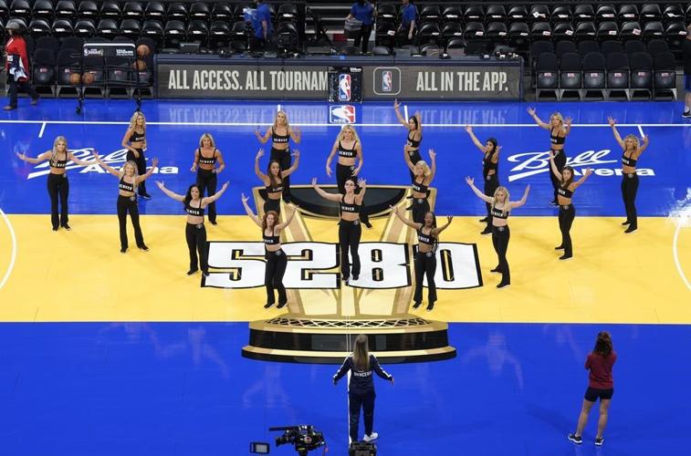 Long distance! Wrongly measured 3-point line on Nuggets' court fixed ahead of tipoff with Mavericks