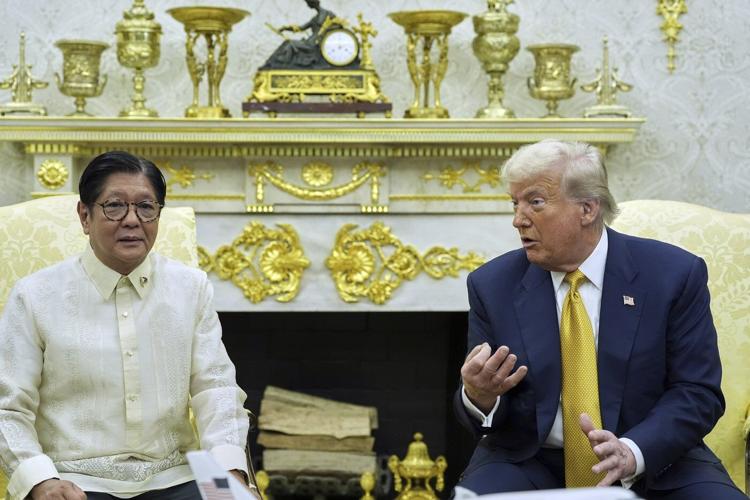 Trump welcomes Philippine leader Marcos at White House and says he thinks there will be a trade deal