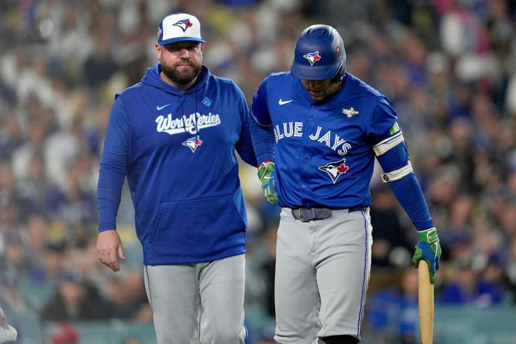 Jays slugger Springer considered 'hour to hour,' 'day to day' after Game 3 injury