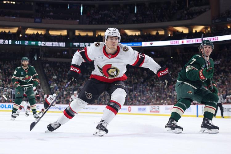 Joel Eriksson Ek's late goal lifts Wild past Senators 3-2