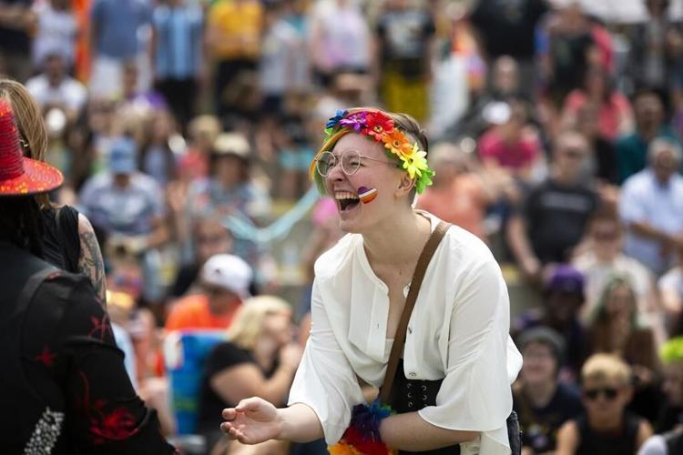 Midwest small town's Pride festival attracts thousands who reject far-right local politics