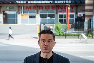 Poilievre cible les drogues illicites dans les hôpitaux de la Colombie-Britannique