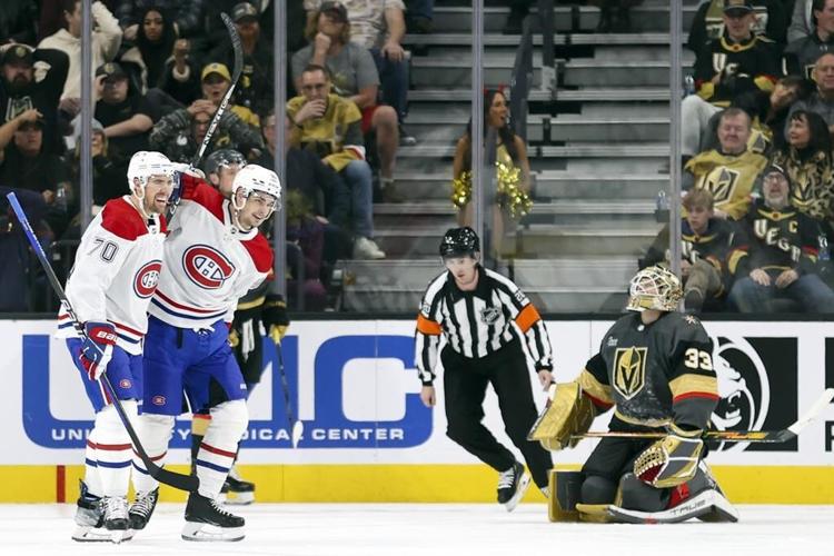 Hot Golden Knights outlast Canadiens to win 3-2 in shootout