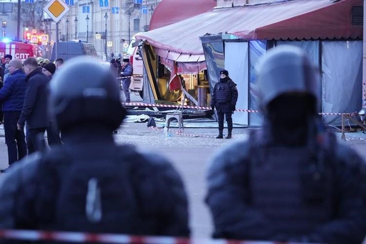 Russia blames Ukraine for bomb that killed military blogger