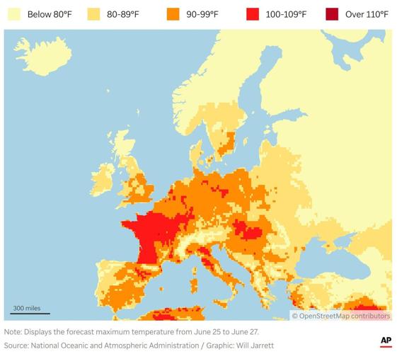 By the numbers: What to know about Europe's heat wave
