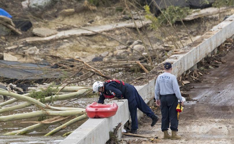 14 children in Texas are among the 37 dead from flash floods as the search continues for the missing