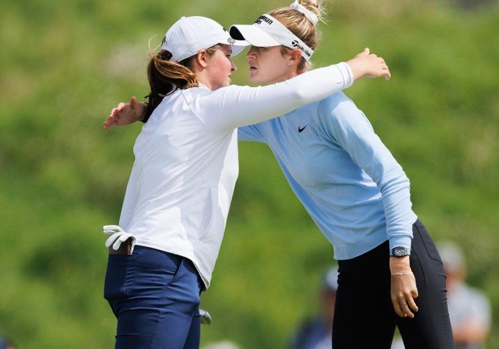 Lottie Woad keeps 2-shot lead in Scotland and closes in on victory in pro debut on LPGA Tour