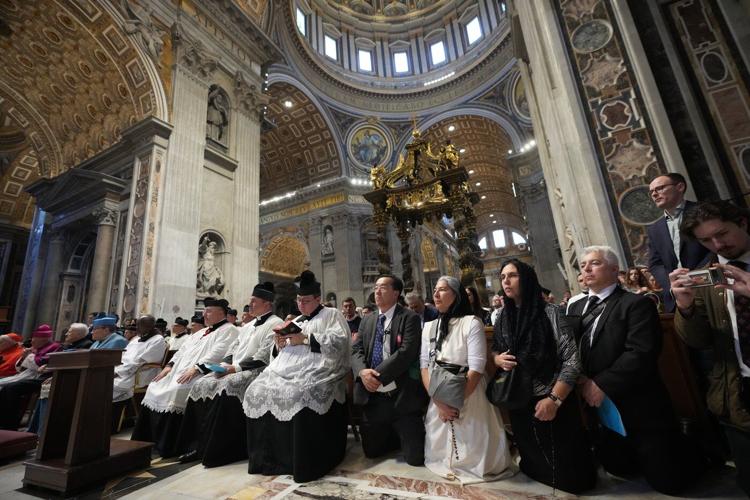American cardinal celebrates old Latin Mass in St. Peter's in a sign of change