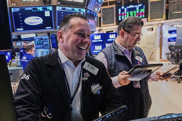 Wall Street shoots toward its best day since May on Nvidia's profit report and hopes for lower rates