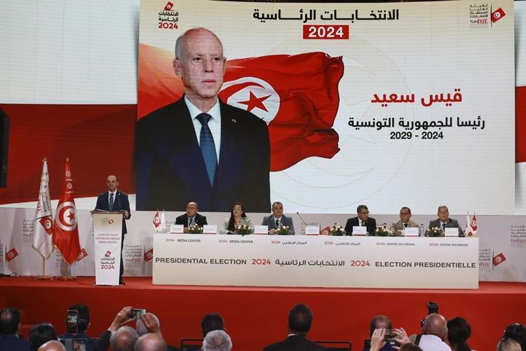 Tunisia's Kais Saied wins landslide reelection, entrenching his power in Arab Spring's birthplace