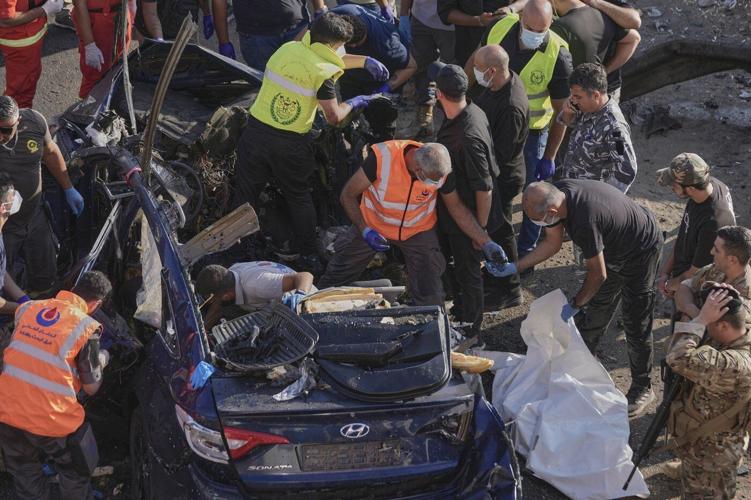 Israeli drone strike kills 1, injures 3 near Beirut