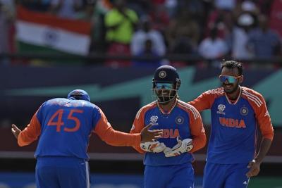 India thumps England by 68 runs to set up T20 World Cup final against South Africa